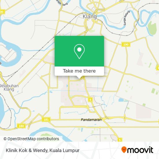 Klinik Kok & Wendy map