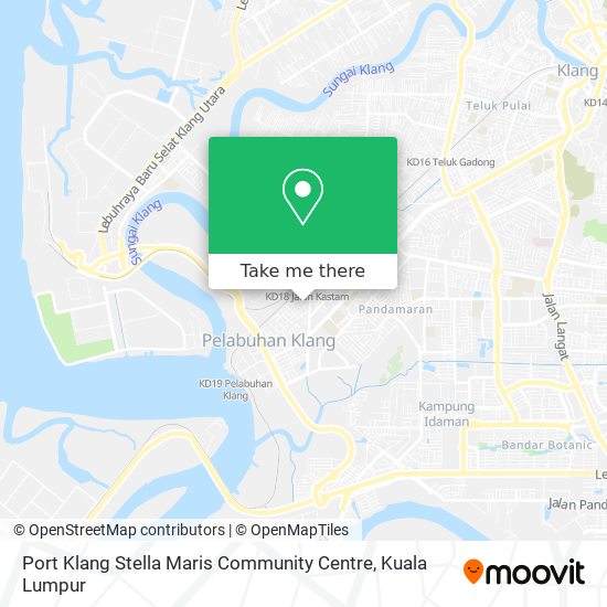 Peta Port Klang Stella Maris Community Centre