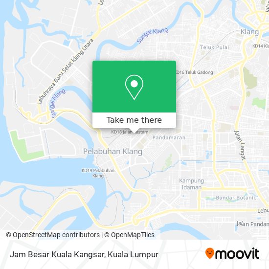 Jam Besar Kuala Kangsar map