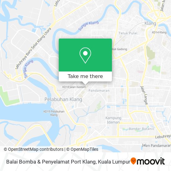 Balai Bomba & Penyelamat Port Klang map