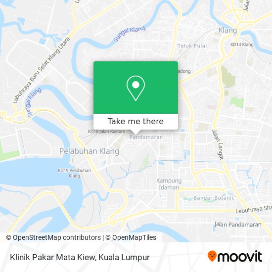 Klinik Pakar Mata Kiew map