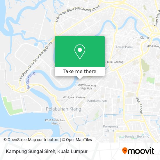 Kampung Sungai Sireh map