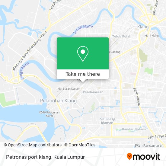 Petronas port klang map