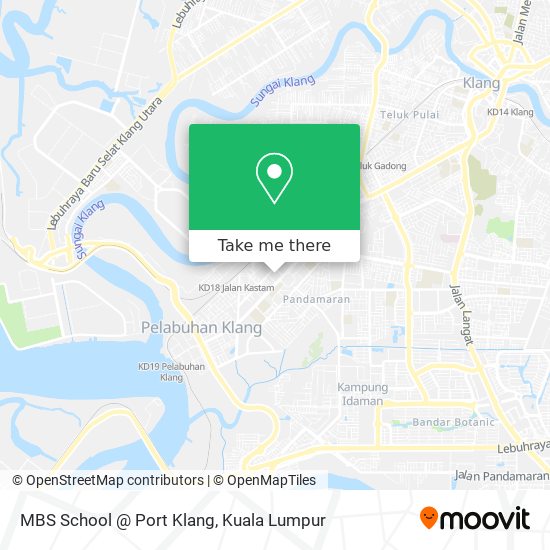 Peta MBS School @ Port Klang