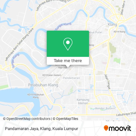 Peta Pandamaran Jaya, Klang