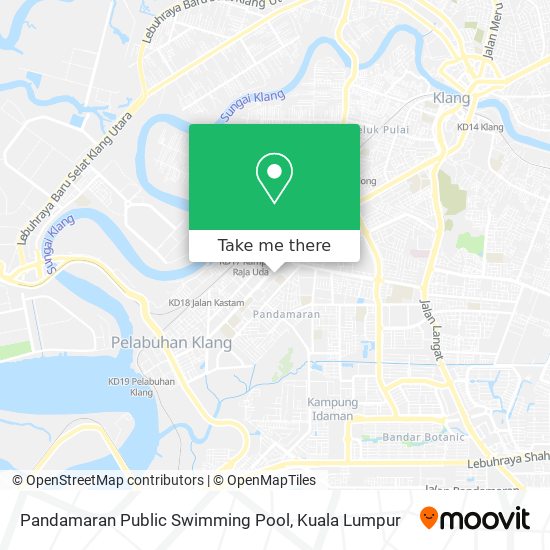 Pandamaran Public Swimming Pool map