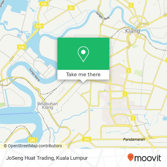 JoSeng Huat Trading map