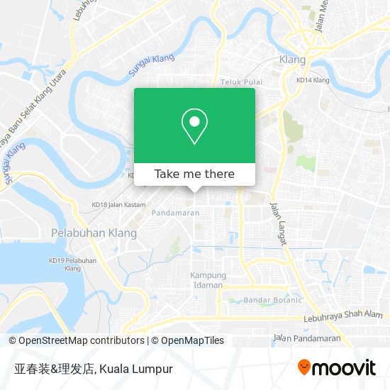 亚春装&理发店 map