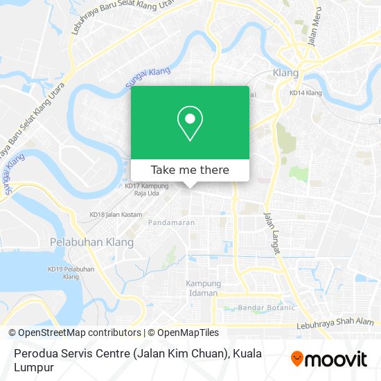 Perodua Servis Centre (Jalan Kim Chuan) map
