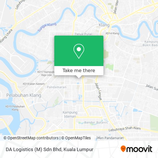Peta DA Logistics (M) Sdn Bhd