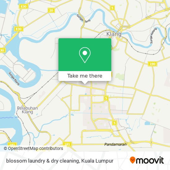 blossom laundry & dry cleaning map