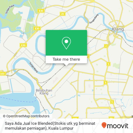 Saya Ada Jual Ice Blended(Stokis utk yg berminat memulakan perniagan) map