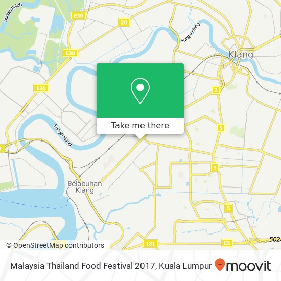 Peta Malaysia Thailand Food Festival 2017