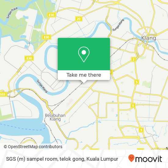 SGS (m) sampel room, telok gong map