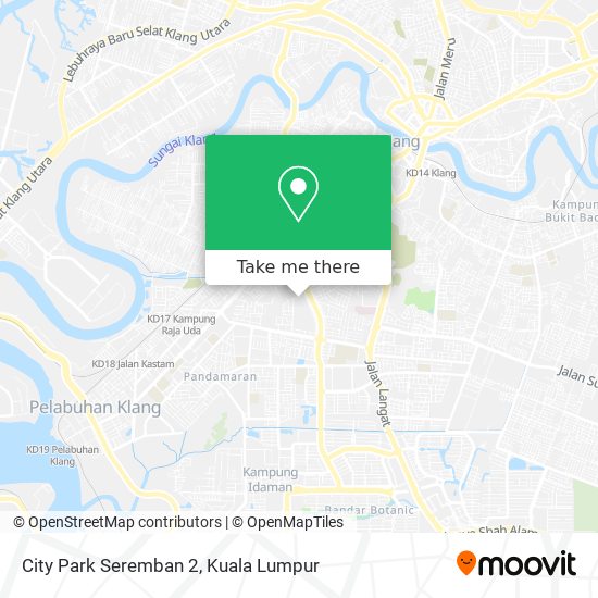 City Park Seremban 2 map