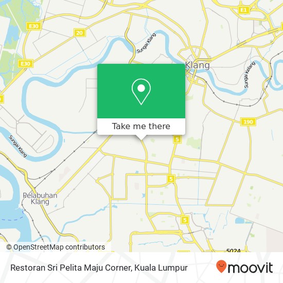 Restoran Sri Pelita Maju Corner map