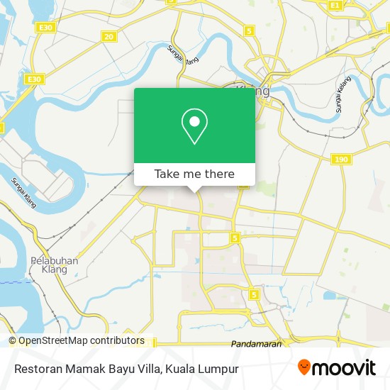 Restoran Mamak Bayu Villa map