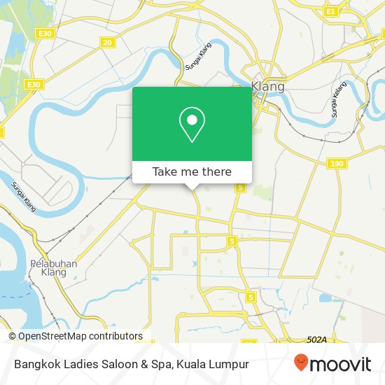 Bangkok Ladies Saloon & Spa map