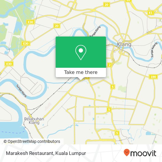 Marakesh Restaurant map