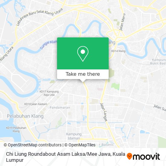 Peta Chi Liung Roundabout Asam Laksa / Mee Jawa