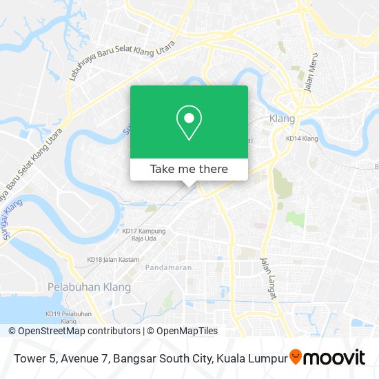 Tower 5, Avenue 7, Bangsar South City map