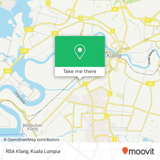 Peta RSA Klang