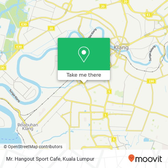 Mr. Hangout Sport Cafe map