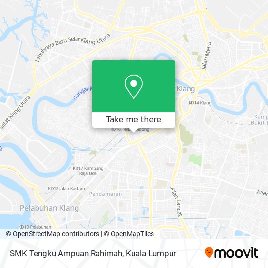 Peta SMK Tengku Ampuan Rahimah