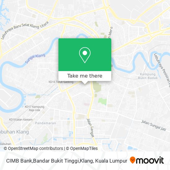 CIMB Bank,Bandar Bukit Tinggi,Klang map