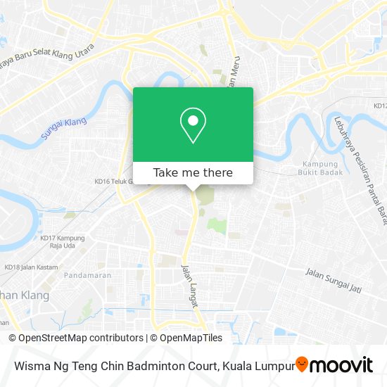 Wisma Ng Teng Chin Badminton Court map