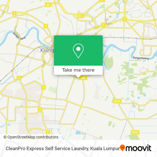 CleanPro Express Self Service Laundry map