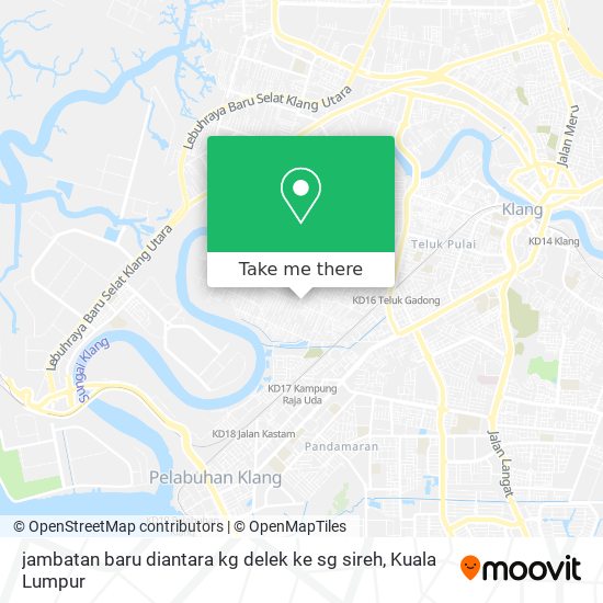 jambatan baru diantara kg delek ke sg sireh map