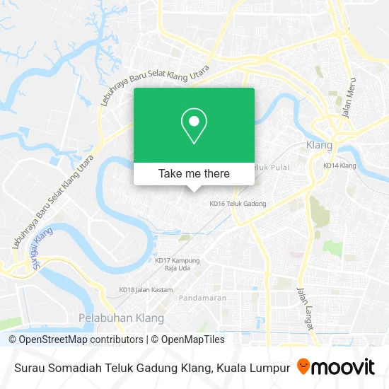 Surau Somadiah Teluk Gadung Klang map