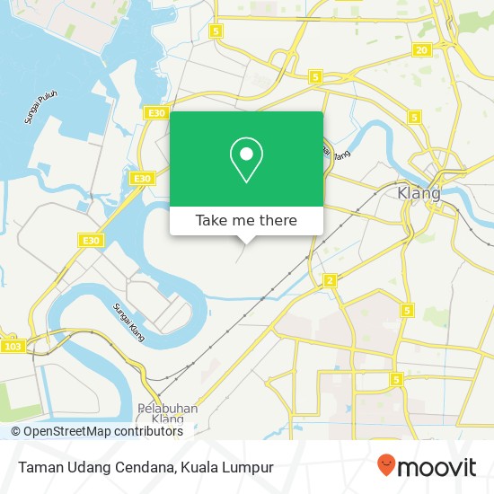 Taman Udang Cendana map