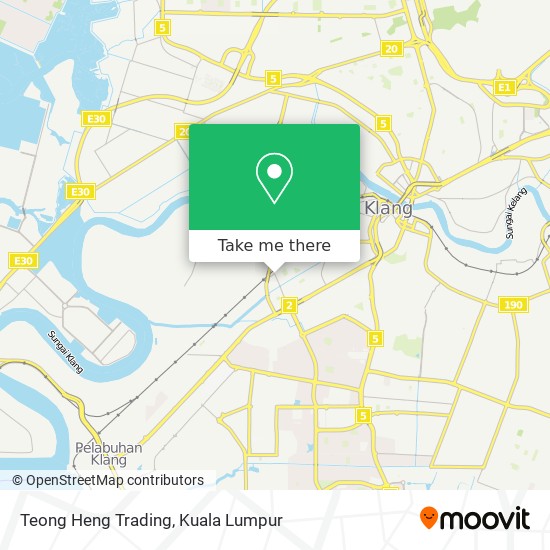 Teong Heng Trading map