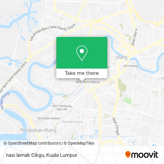 nasi lemak Cikgu map