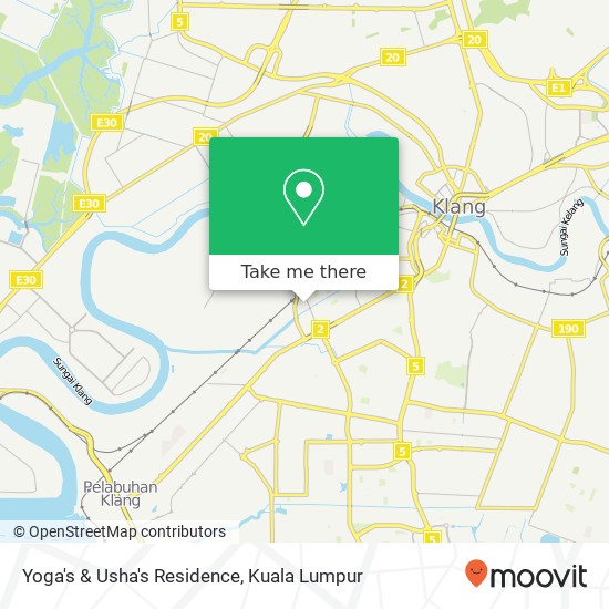 Yoga's & Usha's Residence map