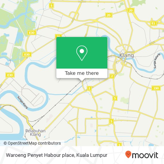 Waroeng Penyet Habour place map