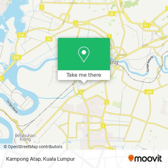 Kampong Atap map
