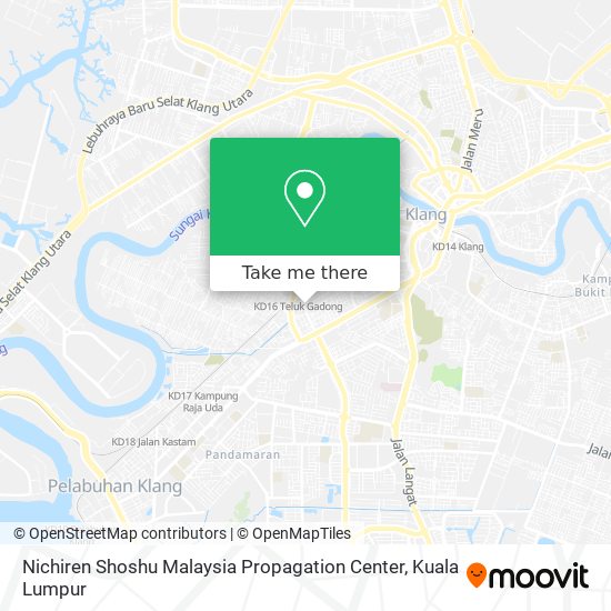 Peta Nichiren Shoshu Malaysia Propagation Center