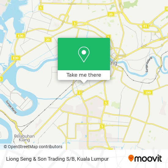 Liong Seng & Son Trading S/B map