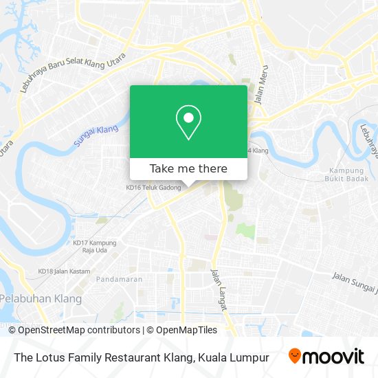 The Lotus Family Restaurant Klang map