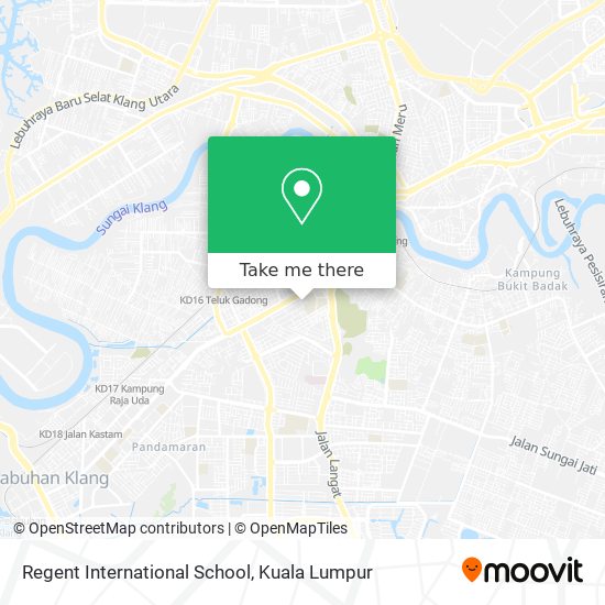 Regent International School map
