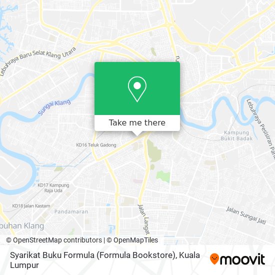 Peta Syarikat Buku Formula (Formula Bookstore)