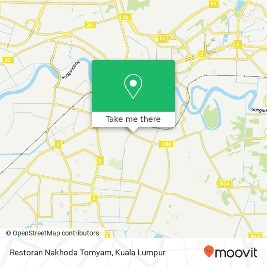 Restoran Nakhoda Tomyam map