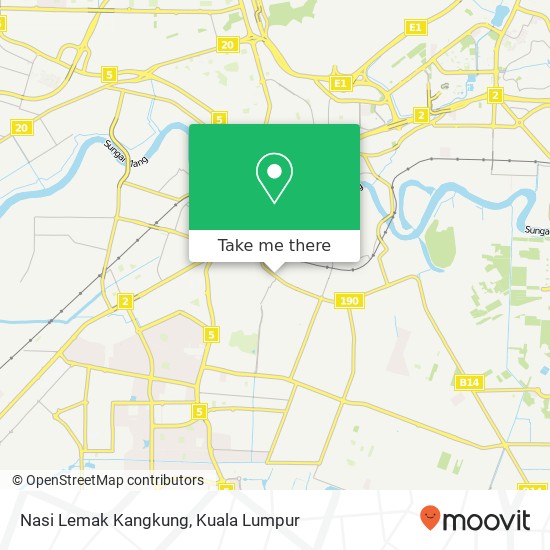 Nasi Lemak Kangkung map