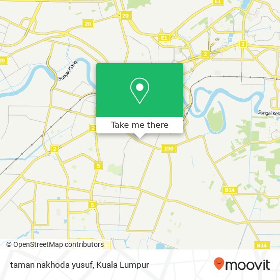 taman nakhoda yusuf map