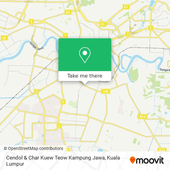 Cendol & Char Kuew Teow Kampung Jawa map