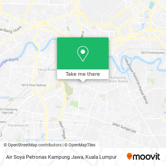 Peta Air Soya Petronas Kampung Jawa