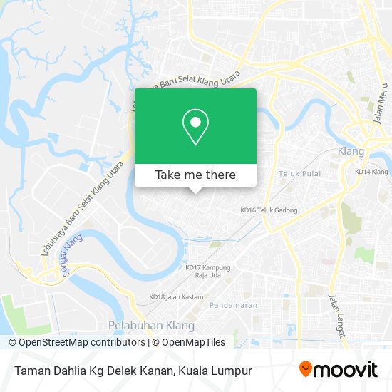 Taman Dahlia Kg Delek Kanan map